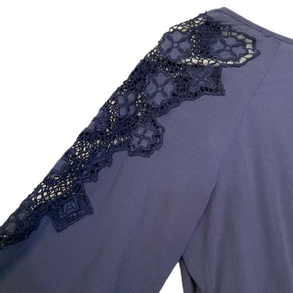 American Eagle 3 Quarter Sleeve Scoop Neck Casual Dress - Picture 7 of 11